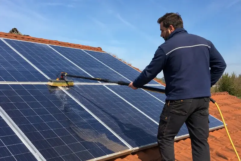 Nettoyage et entretien de panneaux solaires à Fressines